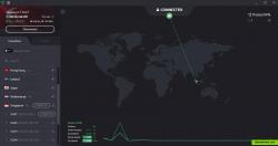 ProtonVPN v1.0.0 client connected to Singapore servers
