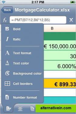 Quickoffice on iPhone (1)