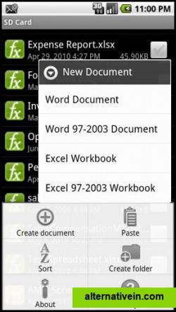 Quickoffice on Android (2)