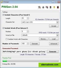 PWGen GUI