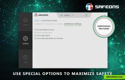 Use SafeDNS multiple features and options to maximize online protection