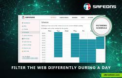 Create an advanced filtering schedule to manage time your network users spend online 