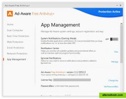 Ad-Aware settings