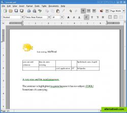 AbiWord on Linux