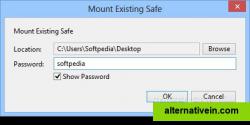 Mount volume dialog, Windows