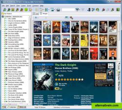 Movie Collector main screen