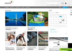 Company news
Linchpin lets management provide company news that is automatically displayed on the user's homepage. This can be set as global news for all employees or custom news based on certain profile attributes, e.g., location.