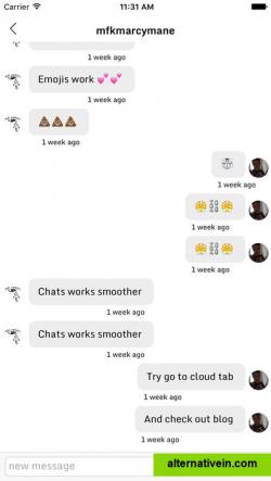 iOS app chat