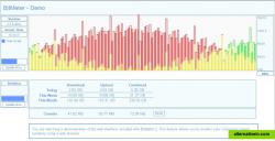 This feature allows you, to monitor your connection speed remotely using a web browser