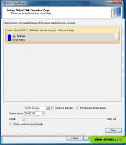 Set properties of the WM disk(s)