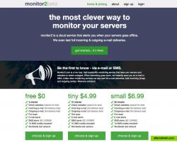 Monitor up to 500 websites/servers for each account. Free plan available.