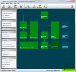 Express Invoice Invoicing Software - Main Screen