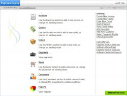 Express Invoice Invoicing Software - Web Console