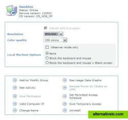 Remote Computer Config. Window