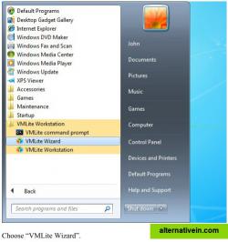 Choose VMLite Wizard