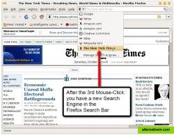 After 3rd Click: a new Search Engine in the Firefox Search Bar