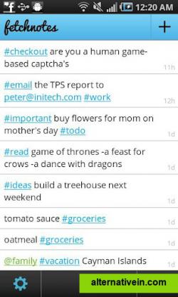 Fetchnotes on Android