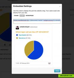 Embedded widgets